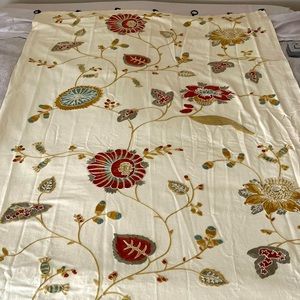 Pottery Barn curtains, 3 panels